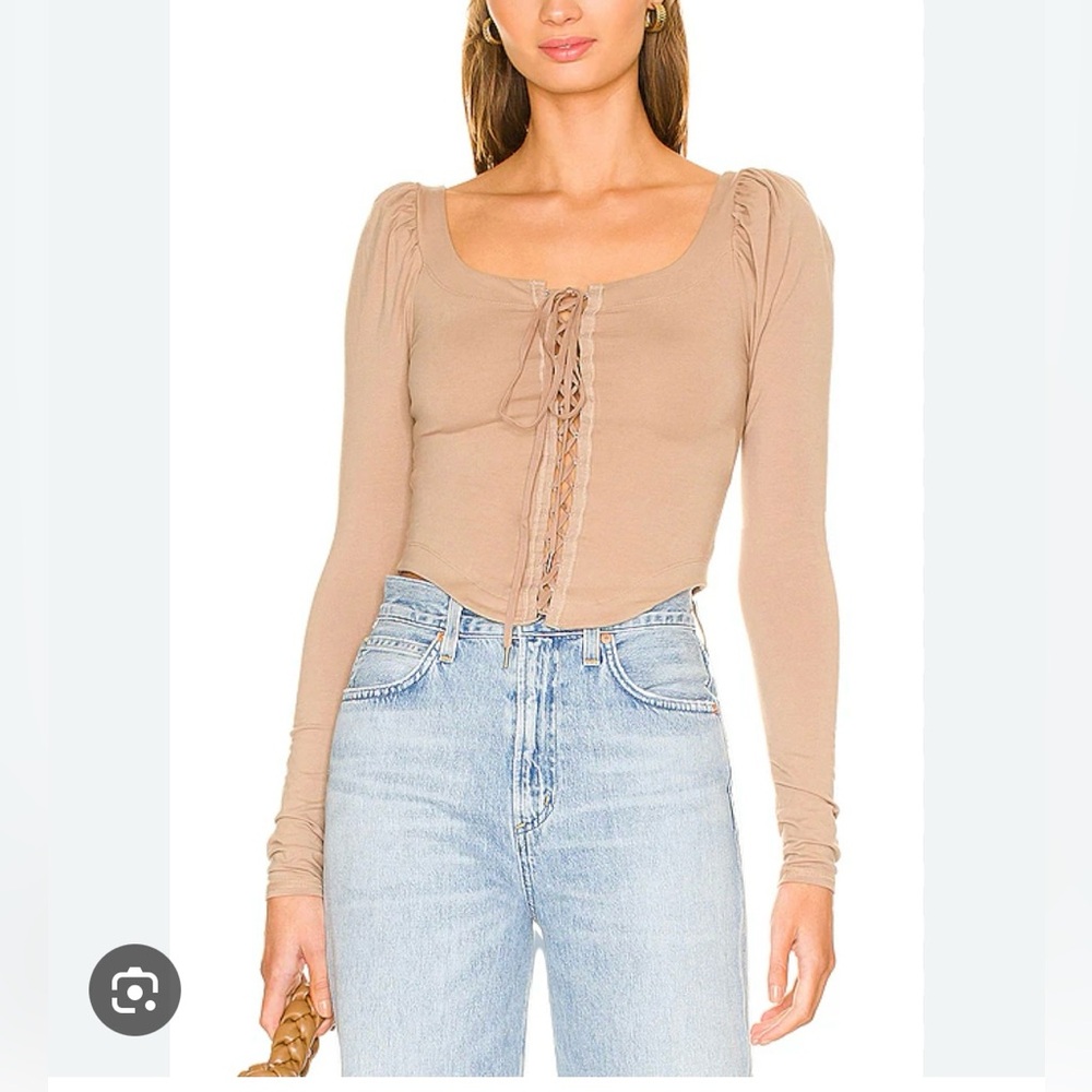 *FREE PEOPLE* WILLOW TOP BRAND NEW WITH TAGS color NOMAD